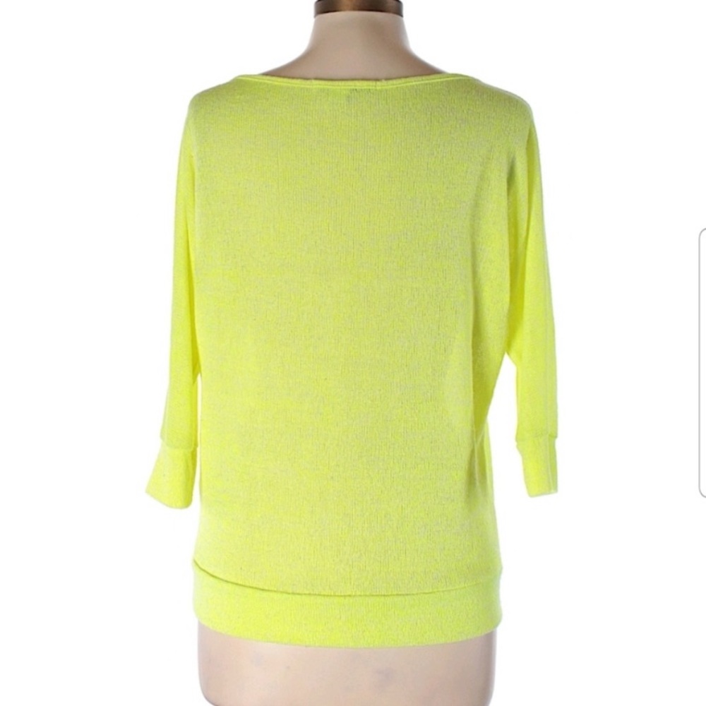 Yellow knit top